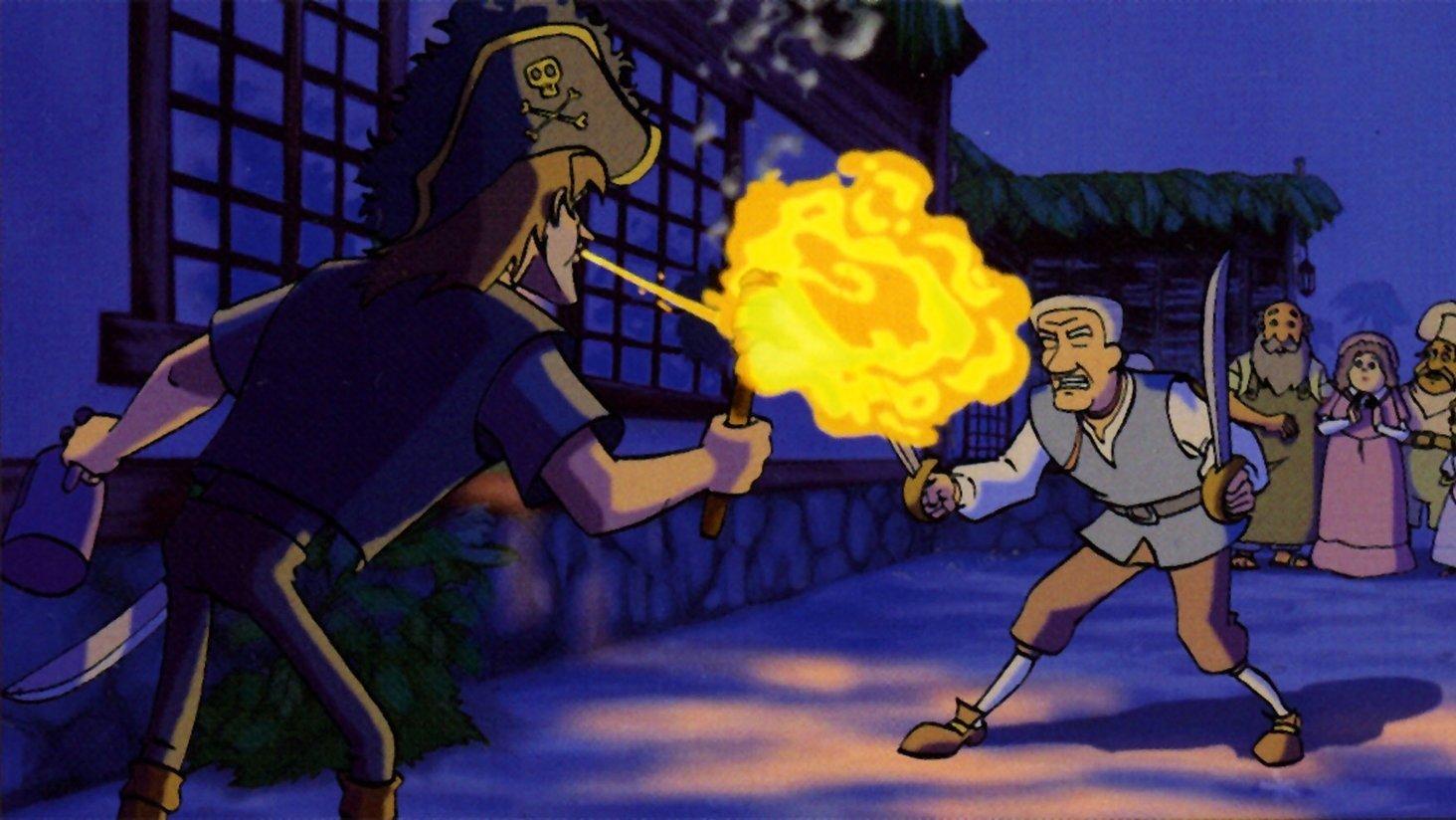 Captain Sabertooth 2003 movie scene