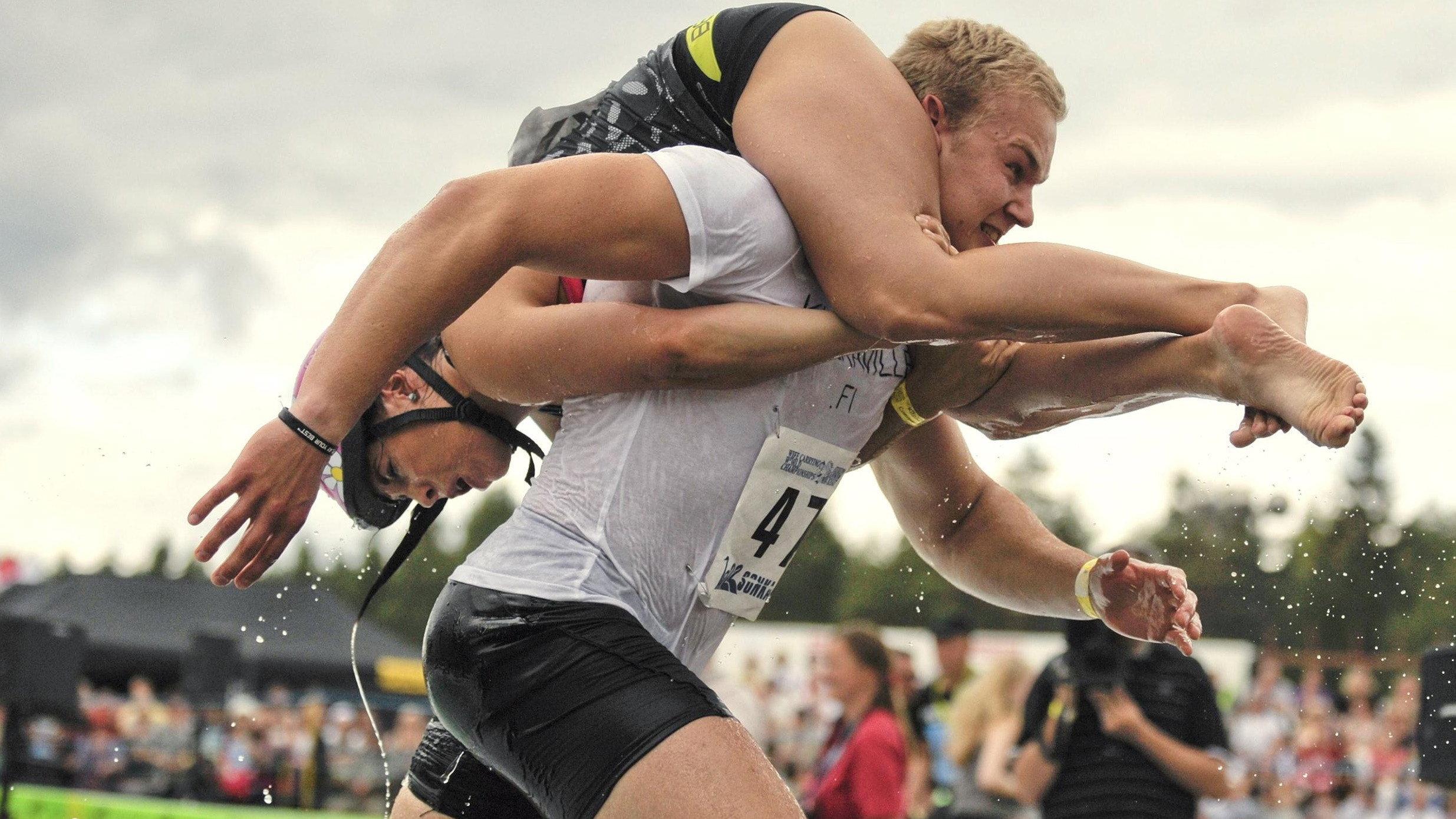Couples of Wife Carrying 2020 movie scene