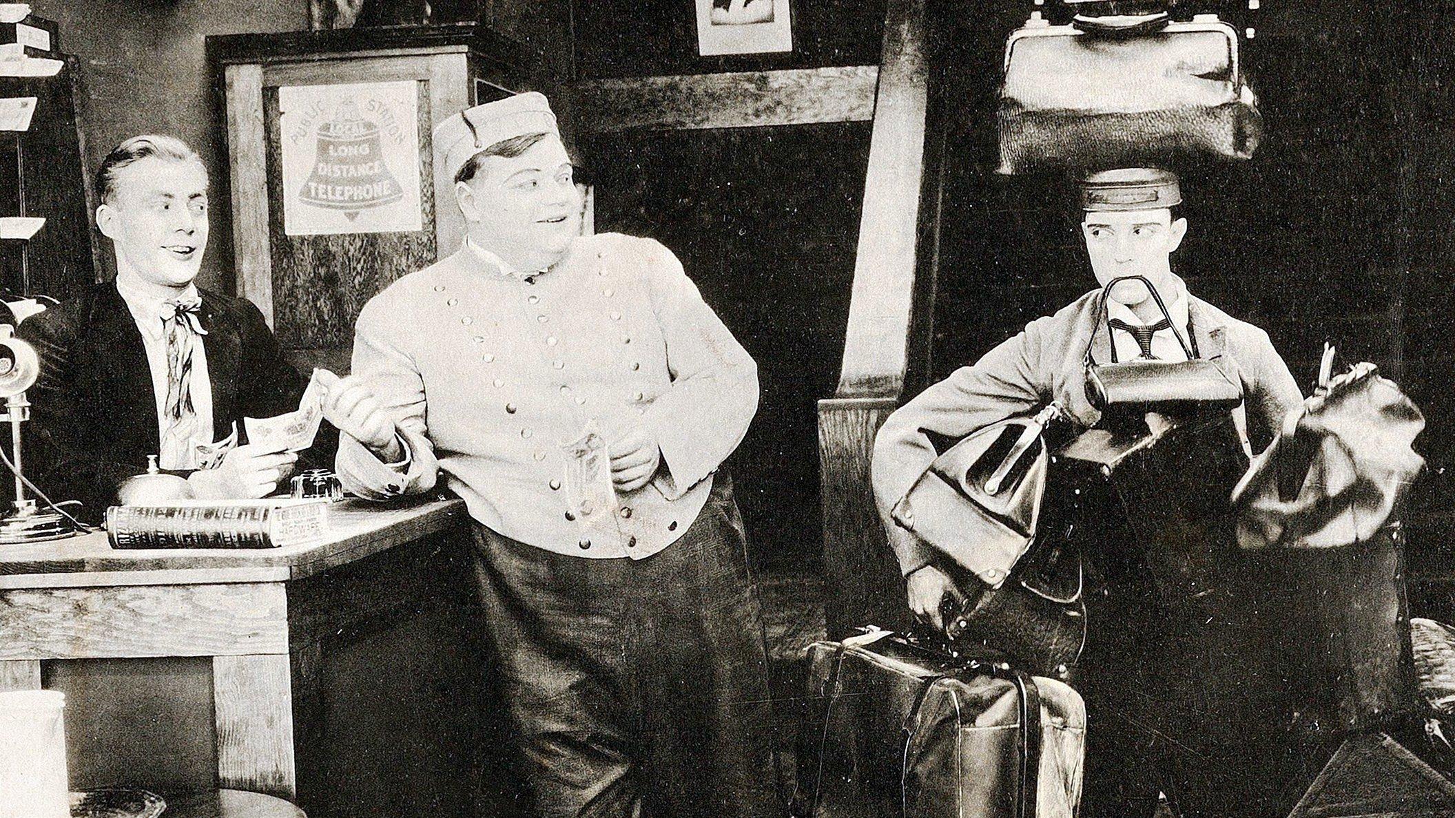 The Bell Boy 1918 movie scene