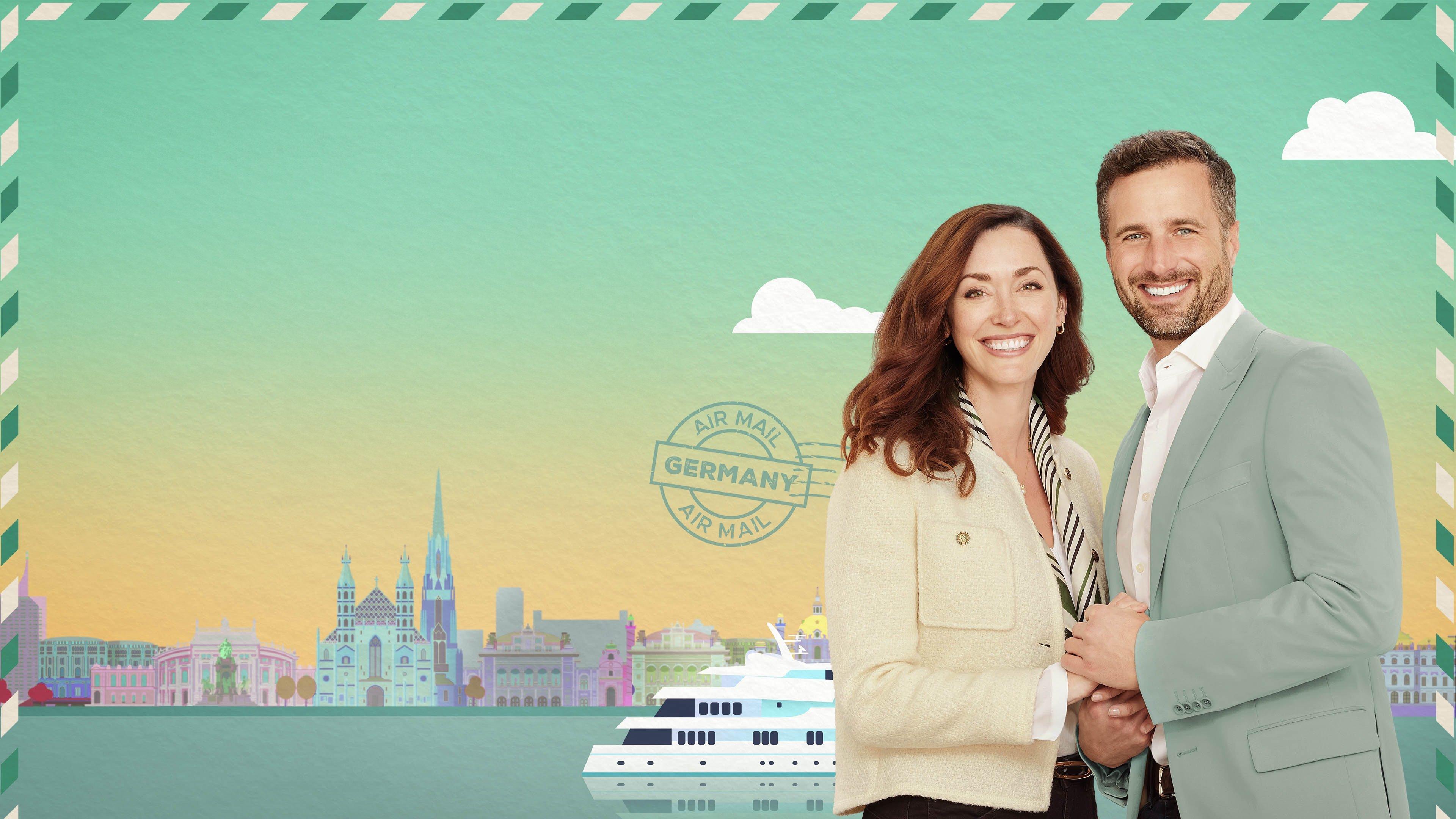Love on the Danube: Kissing Stars 2024 movie scene
