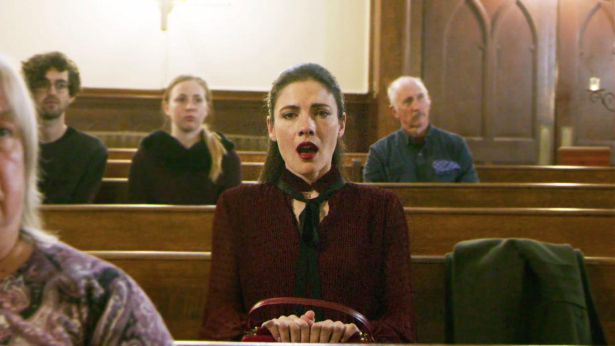 No Place for Nonbelievers 2023 movie scene