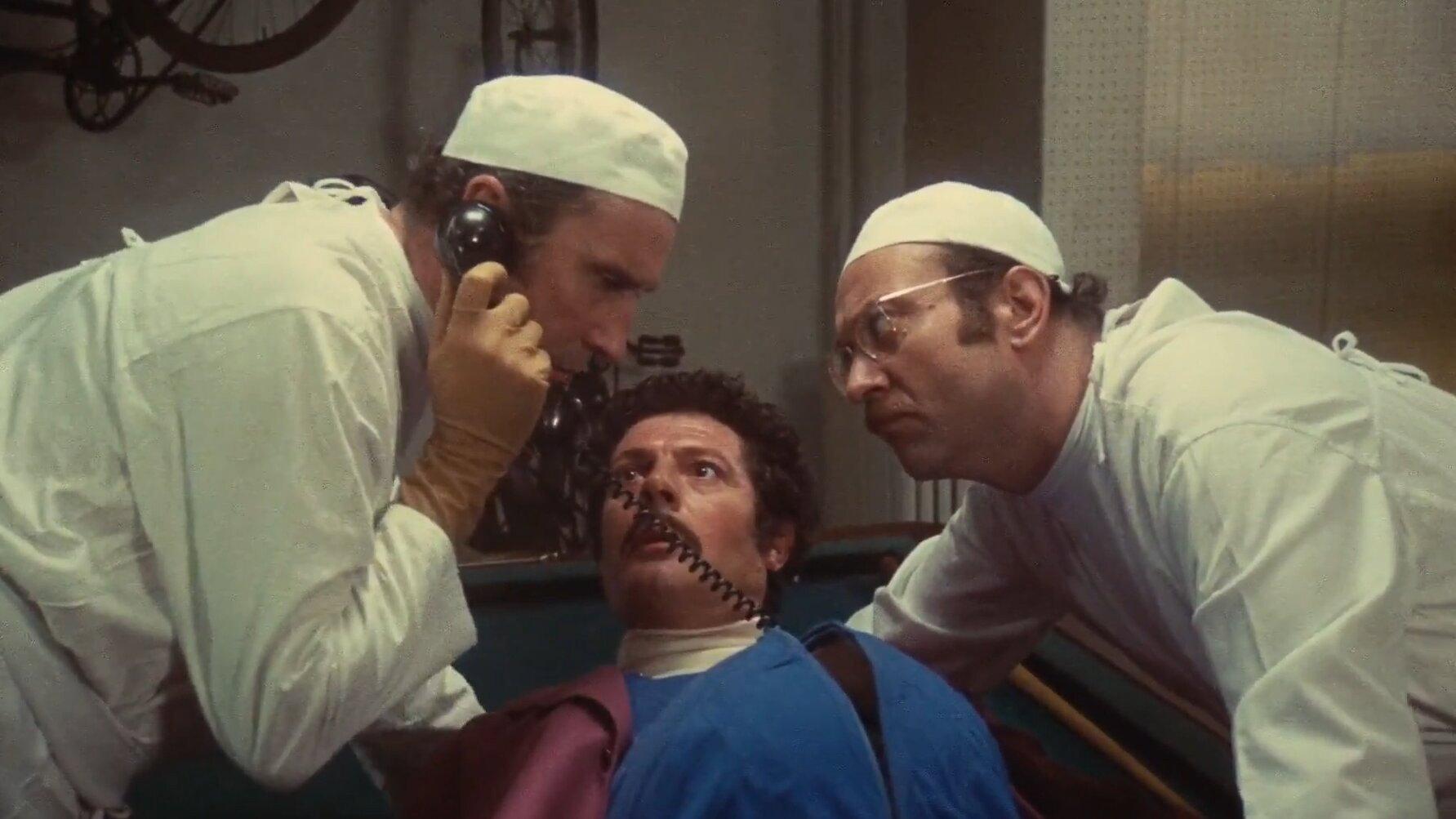 A Slightly Pregnant Man 1973 movie scene