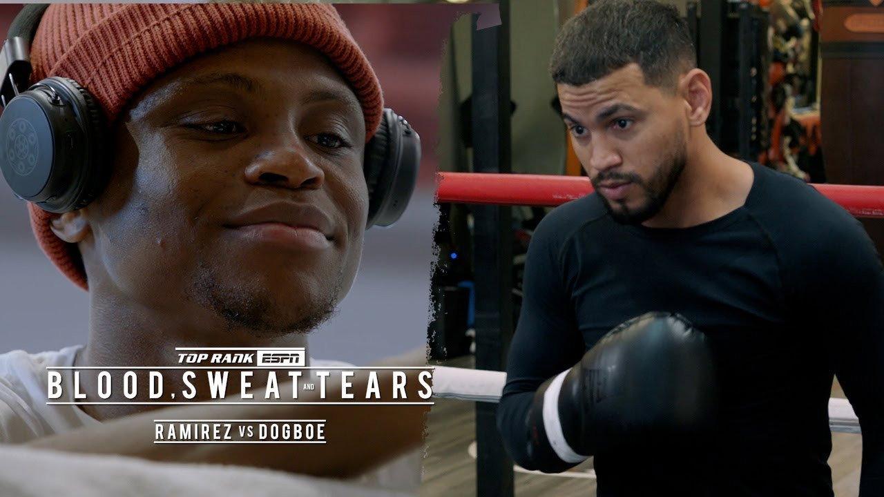 Blood, Sweat & Tears: Ramirez vs. Dogboe 2023 movie scene