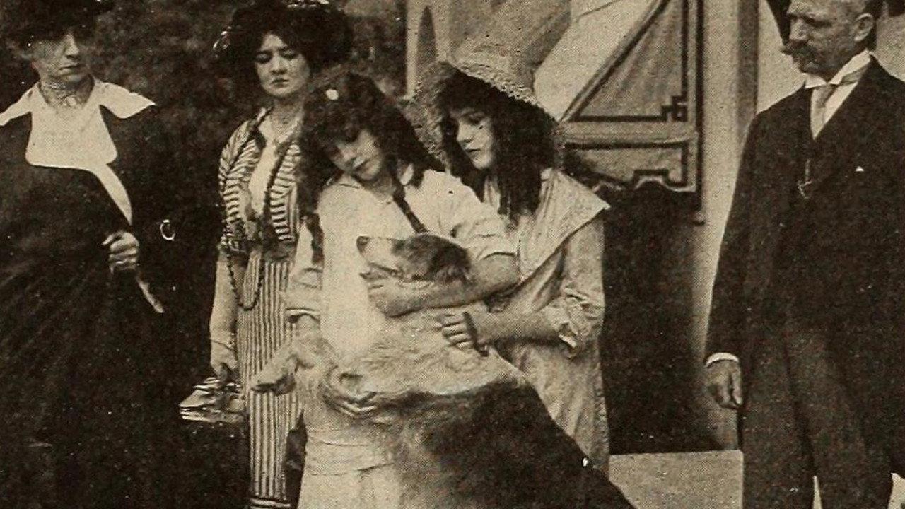 Shep's Race with Death 1914 movie scene