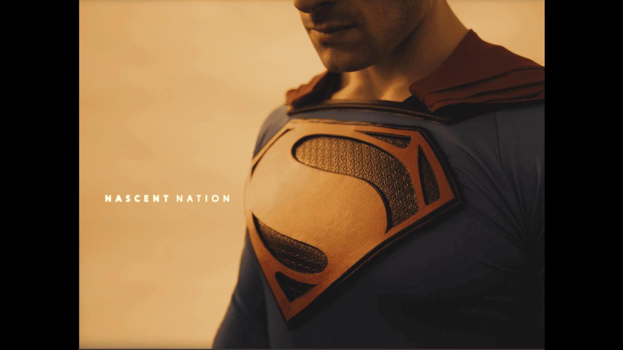 SUPERMAN: NASCENT NATION 2018 movie scene