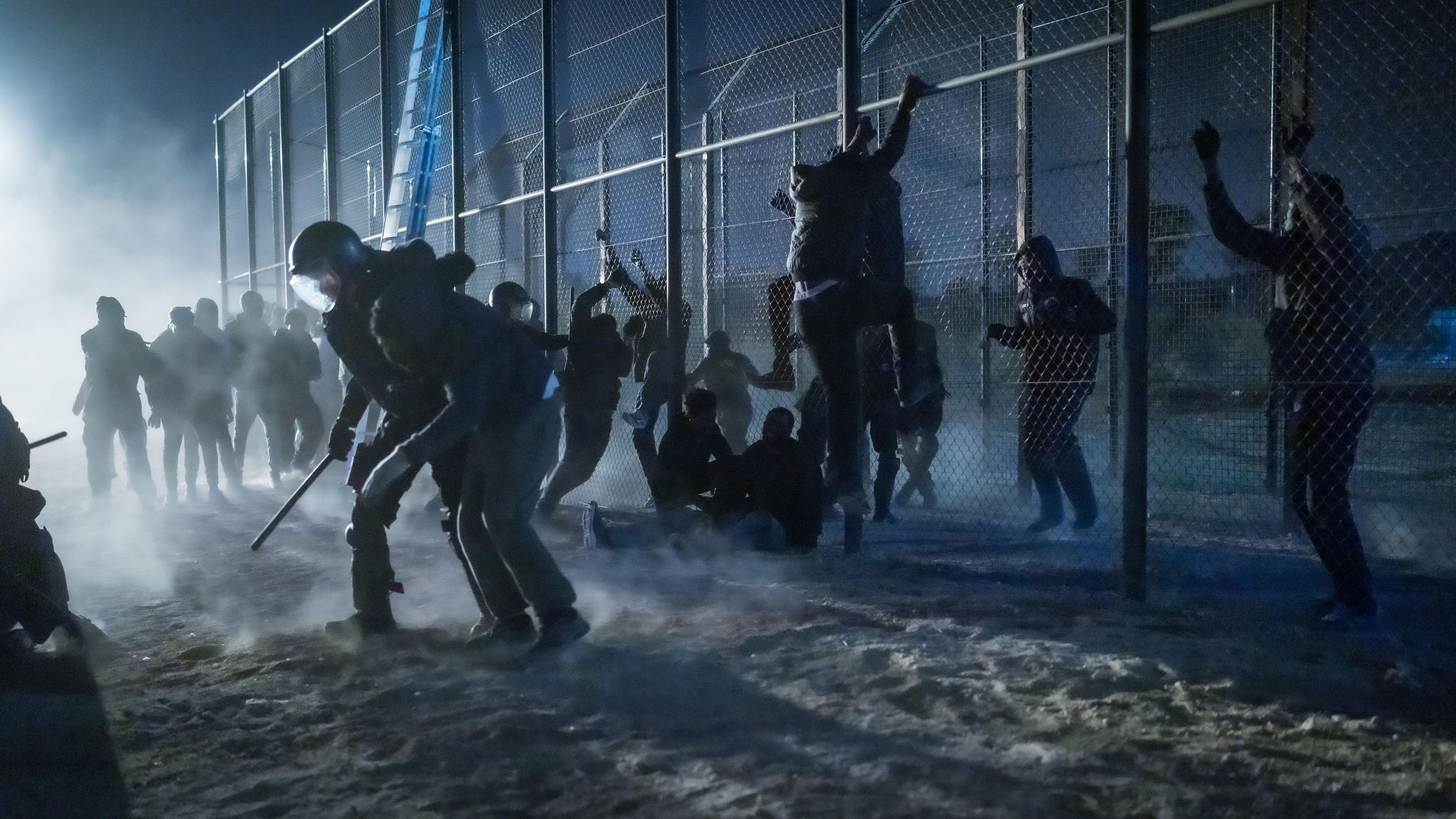 Jumping the Fence 2024 movie scene