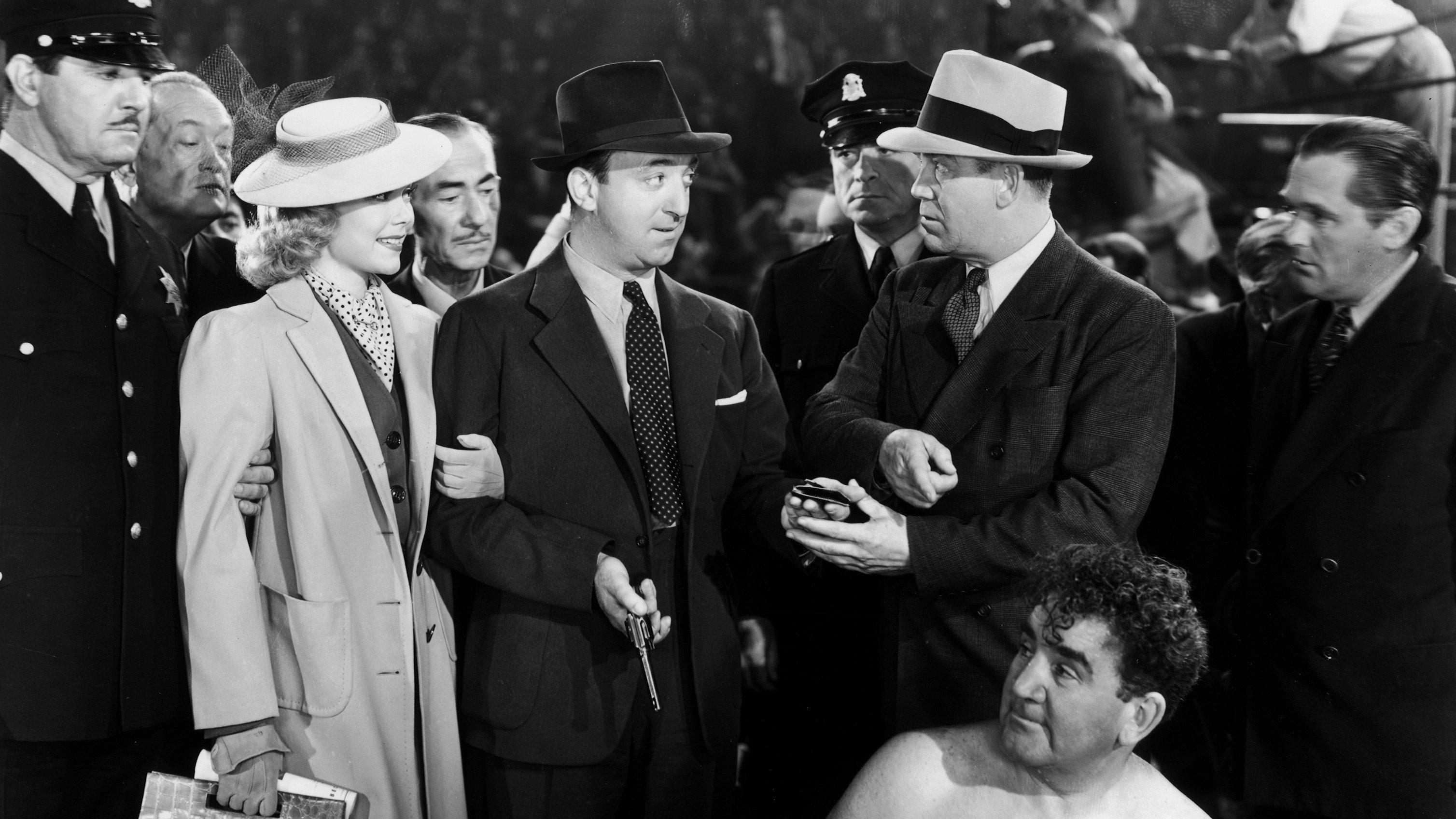 Torchy Blane... Playing with Dynamite 1939 movie scene