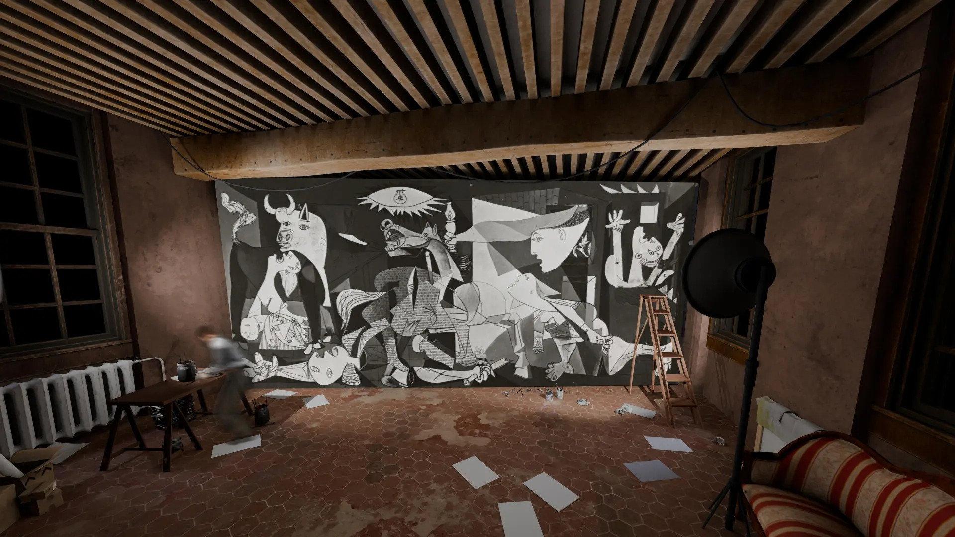 The Metamorphoses of Guernica 2026 movie scene