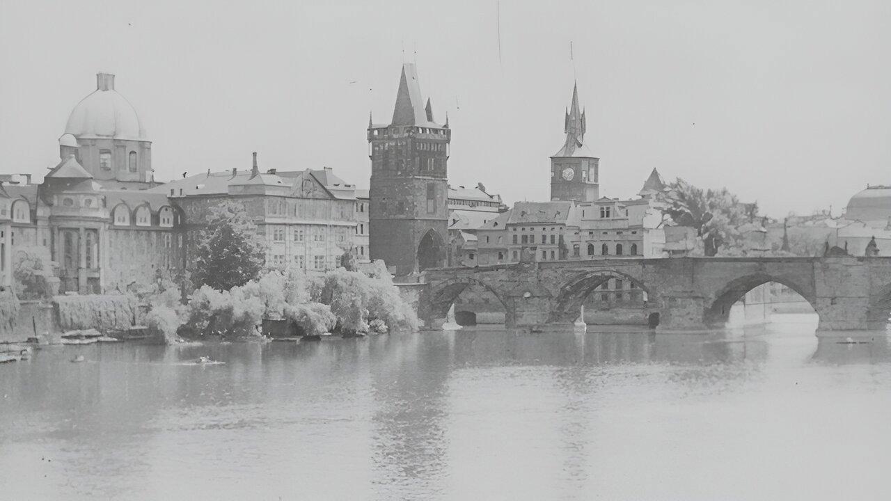 Noble and Mundane Prague 1949 movie scene