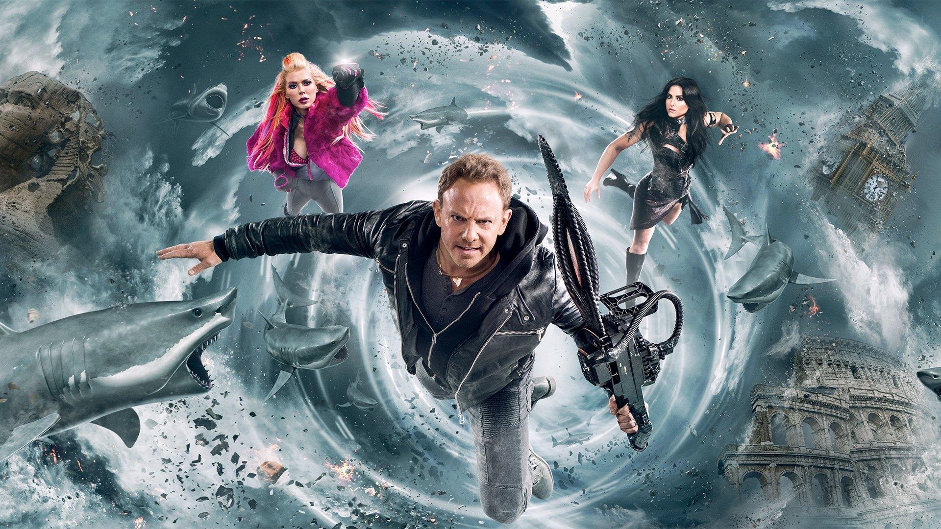 Sharknado 5: Global Swarming 2017 movie scene