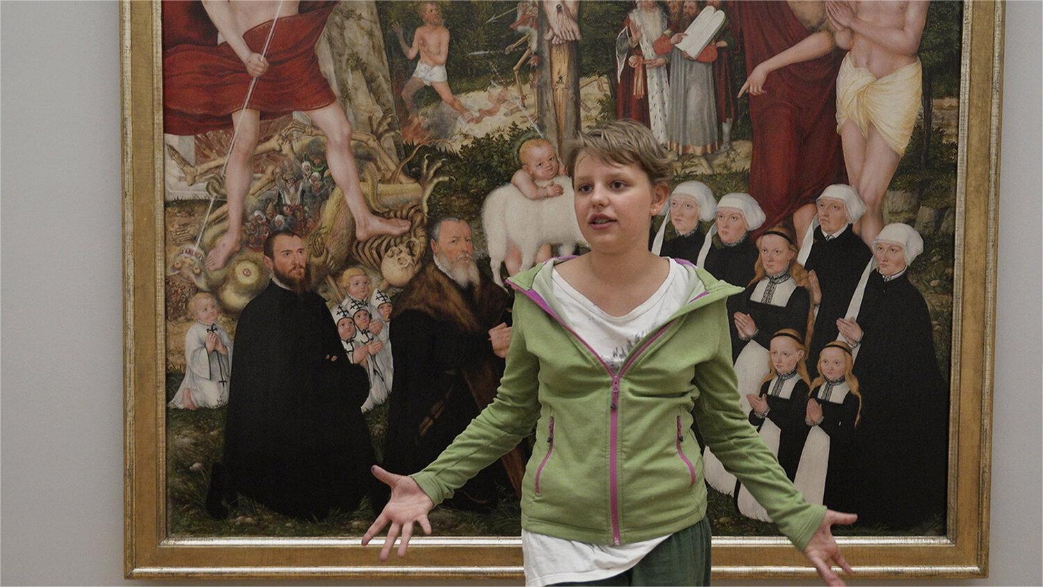 Girls / Museum 2020 movie scene