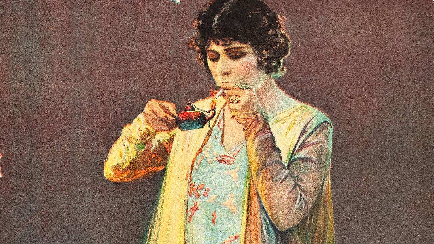 When a Woman Sins 1918 movie scene