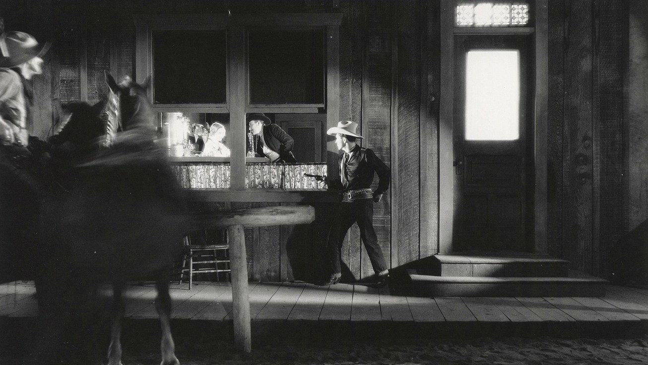 Near the Trail's End 1931 movie scene