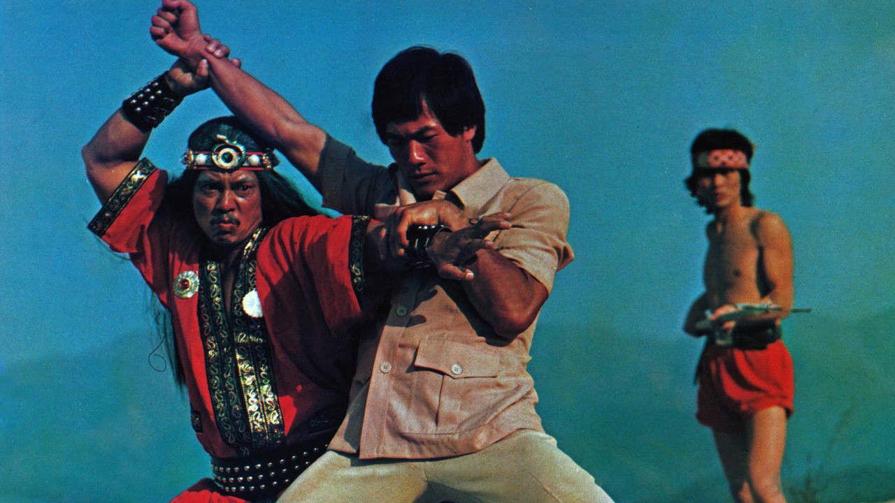 Bruce Lee in New Guinea 1978 movie scene