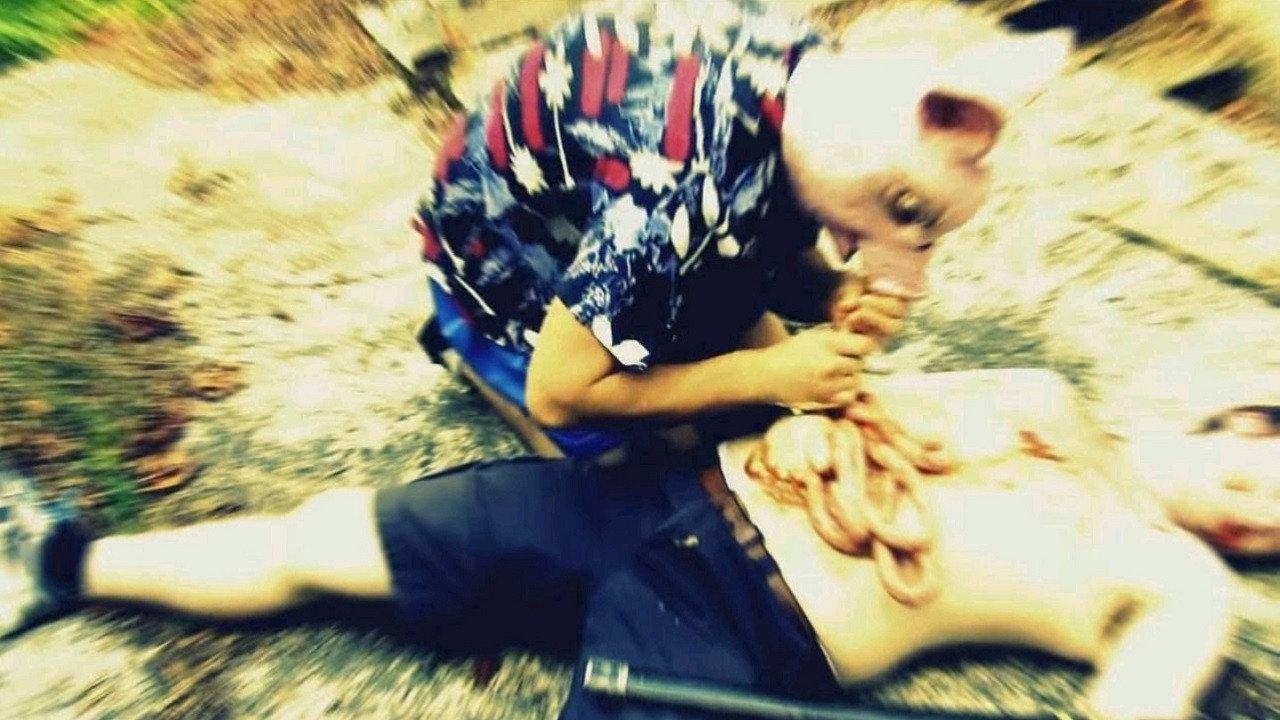 Attack of the Pig-Zombies! 2012 movie scene