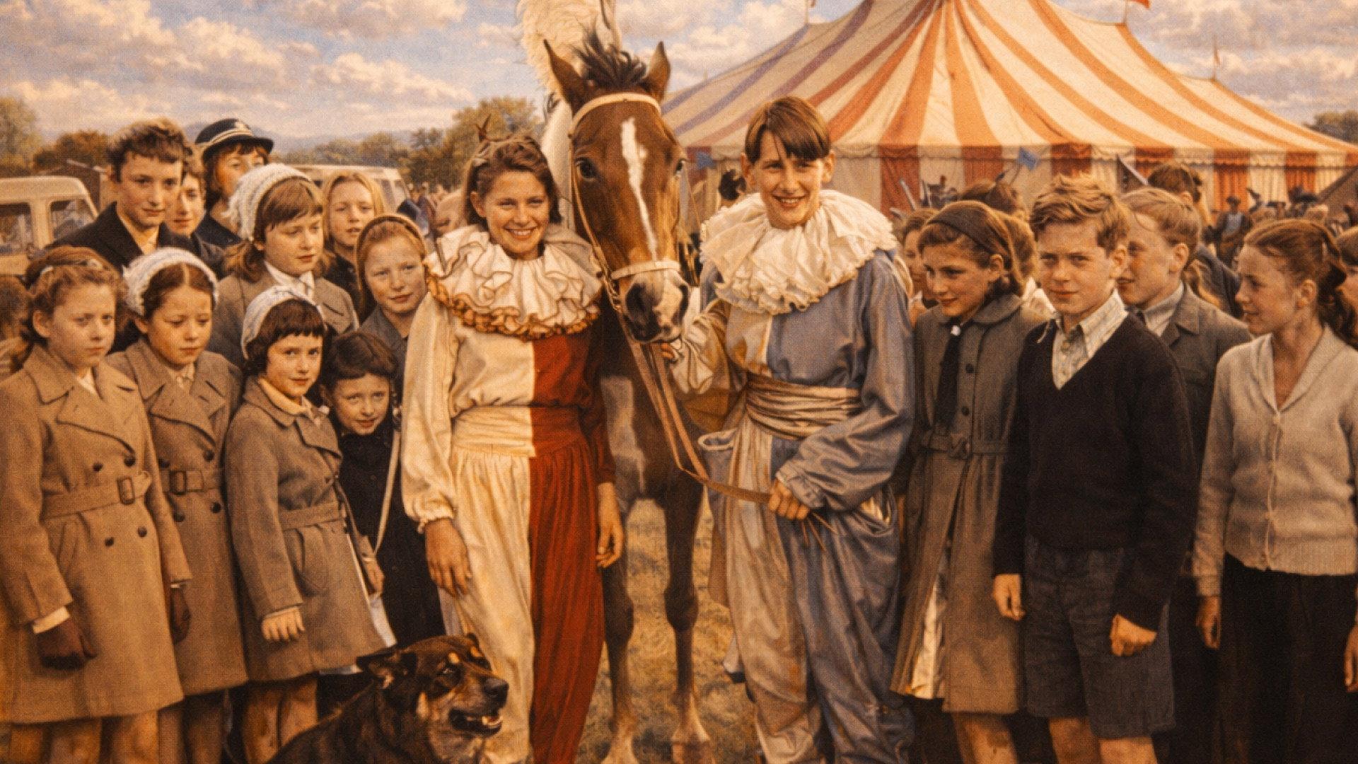 Circus Friends 1956 movie scene