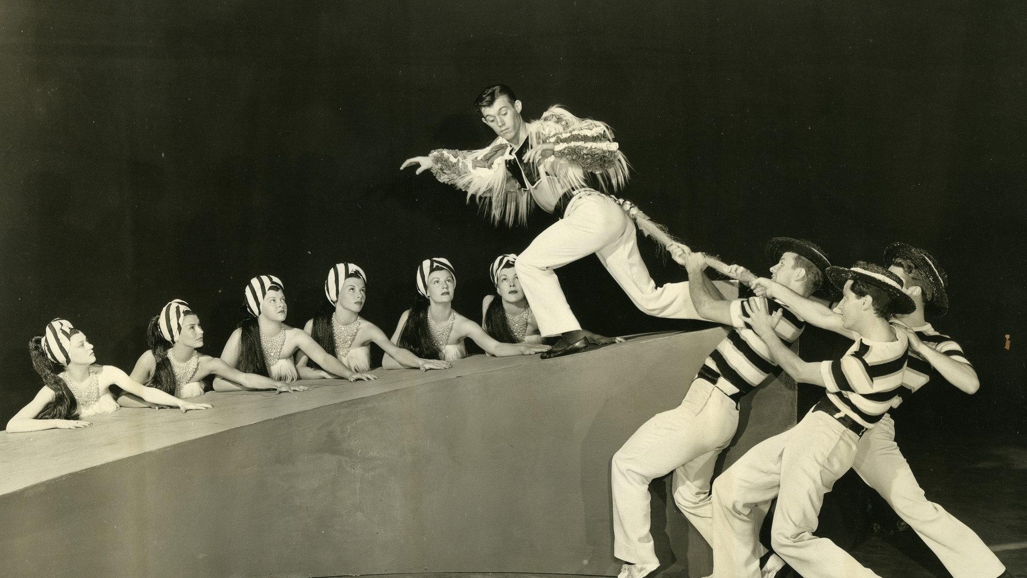 Meet Me on Broadway 1946 movie scene