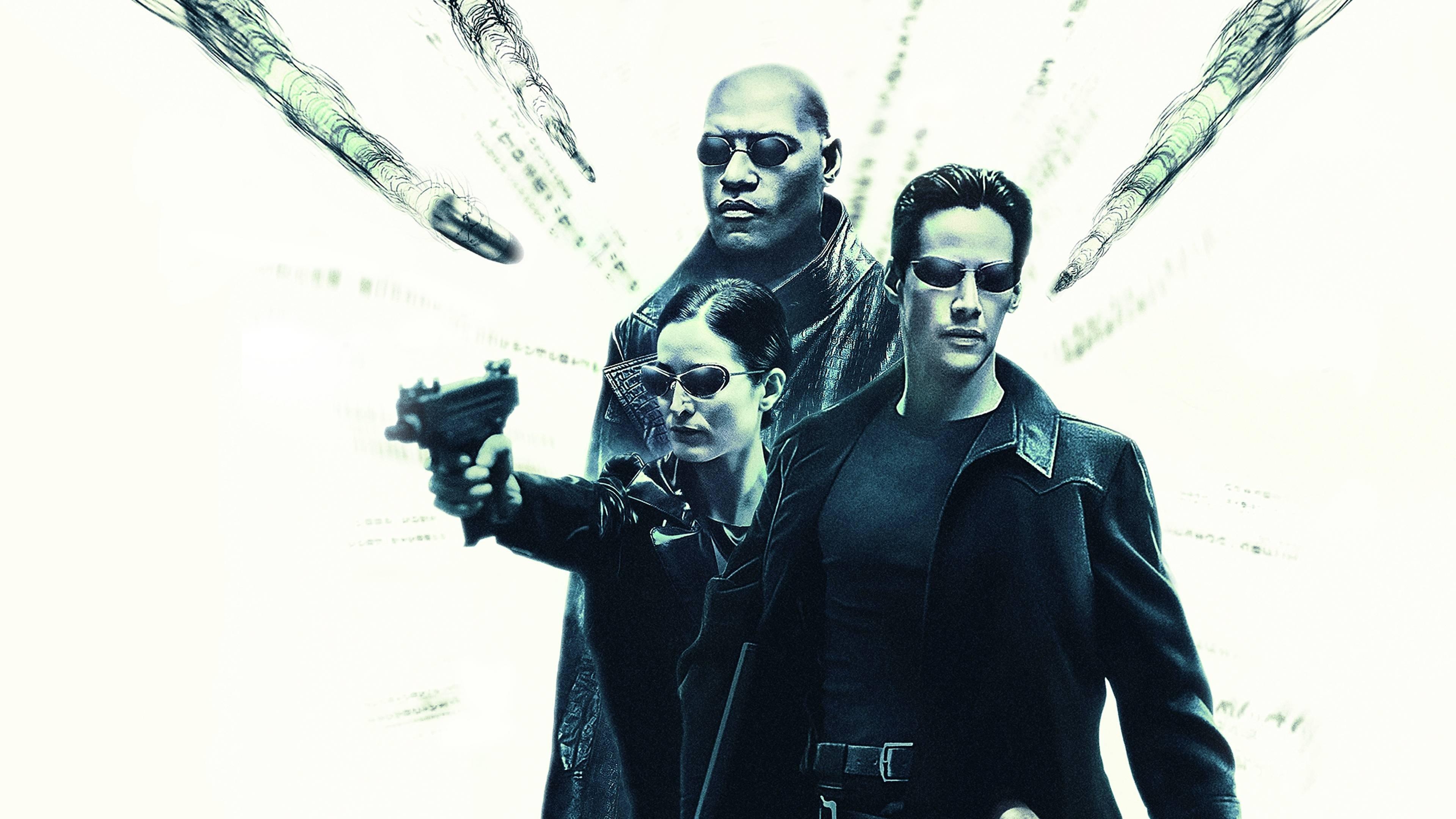The Matrix 1999 movie scene