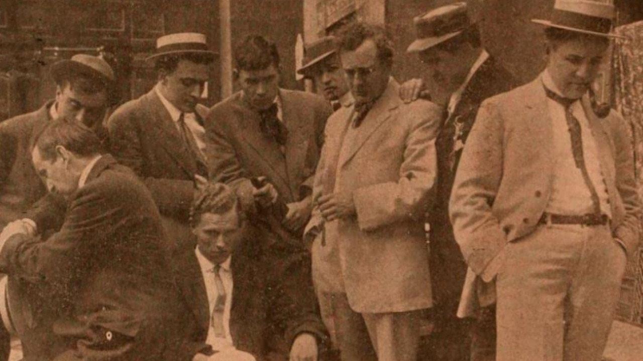 Rose Leaves 1910 movie scene
