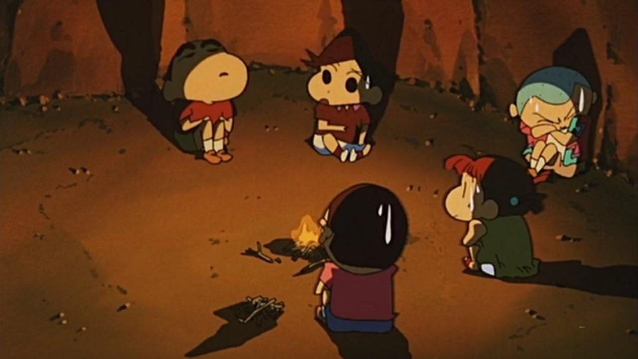 Crayon Shin-chan: A Storm-Invoking Jungle 2000 movie scene