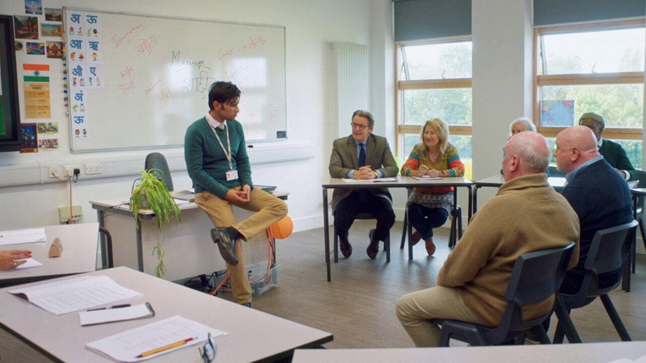 A Teacher's Gift 2025 movie scene