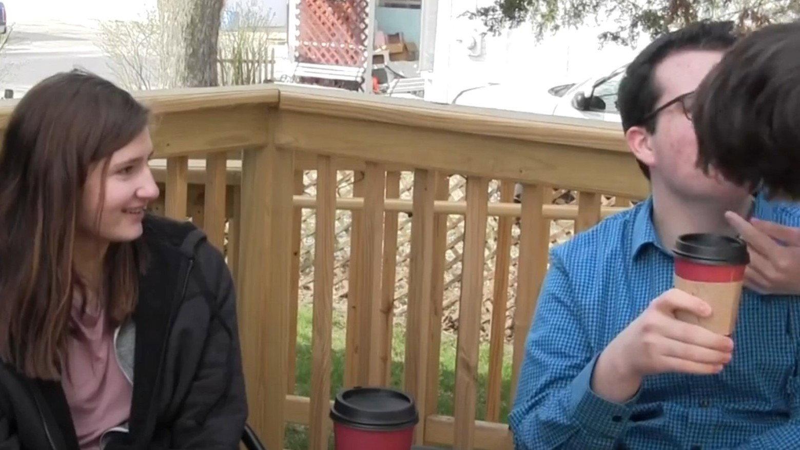 Chillin' at the Bank House Cafe 2017 movie scene