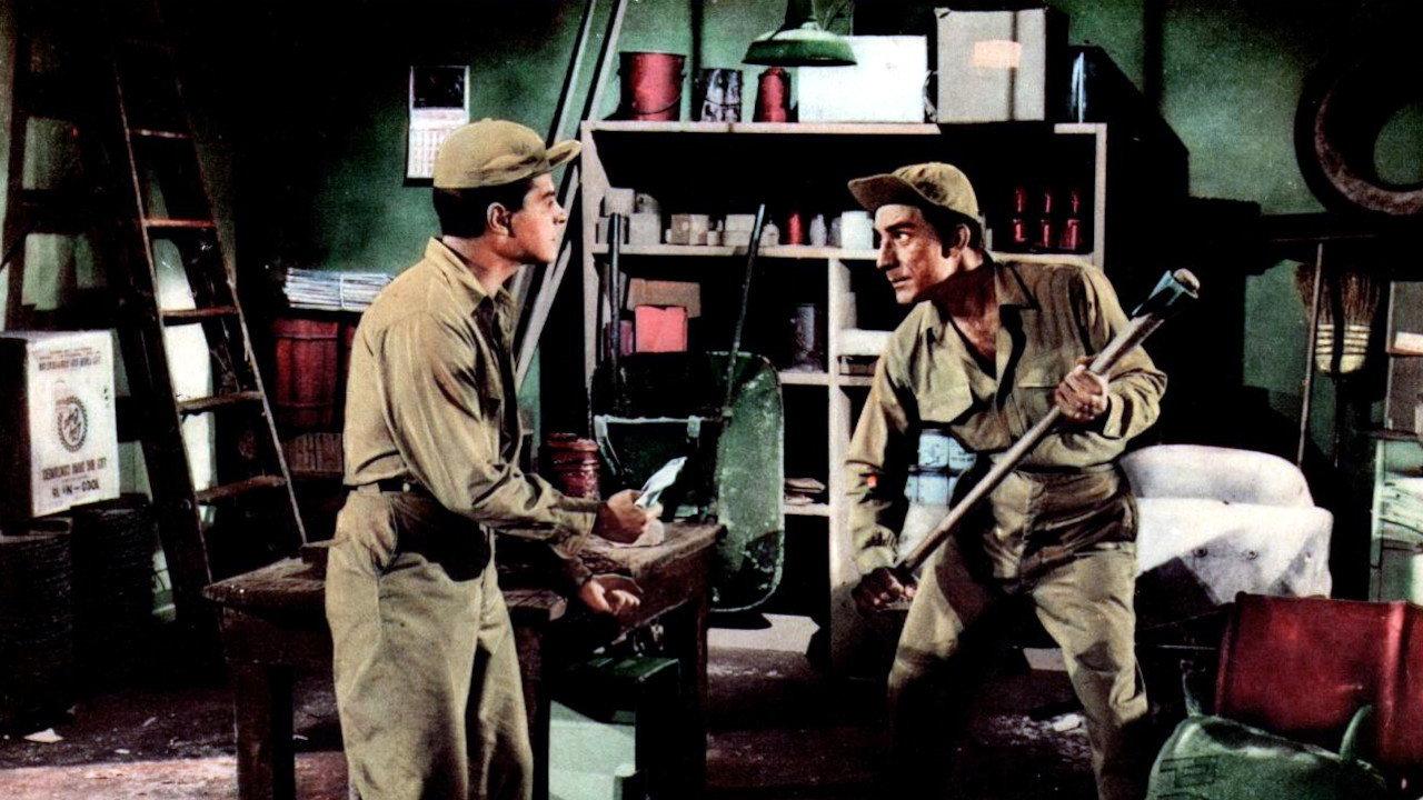 Escape from San Quentin 1957 movie scene