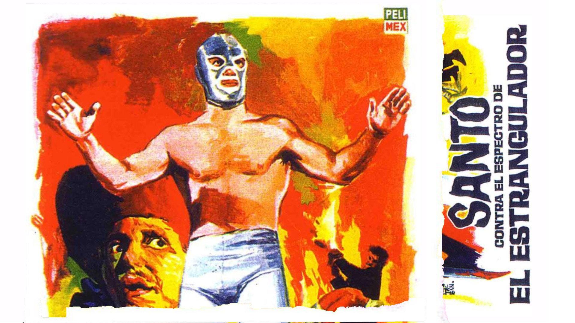 Santo vs. the Ghost of the Strangler 1966 movie scene