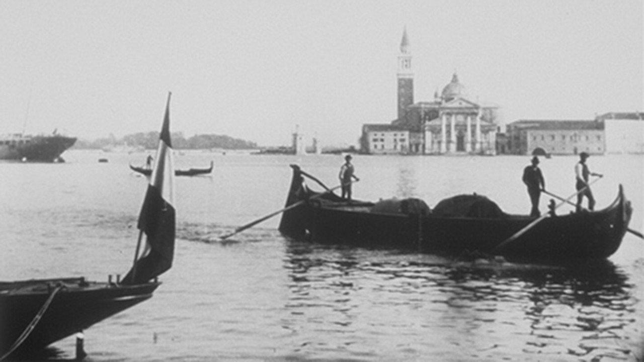 Grand Canal avec barques 1898 movie scene
