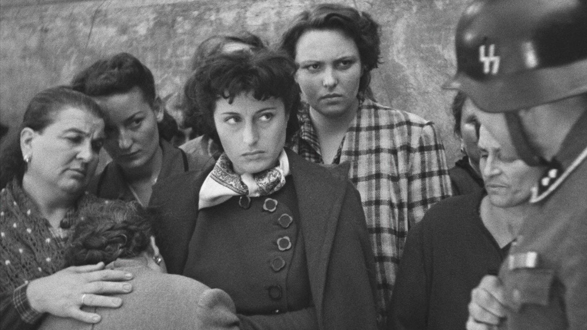 Rome, Open City 1945 movie scene