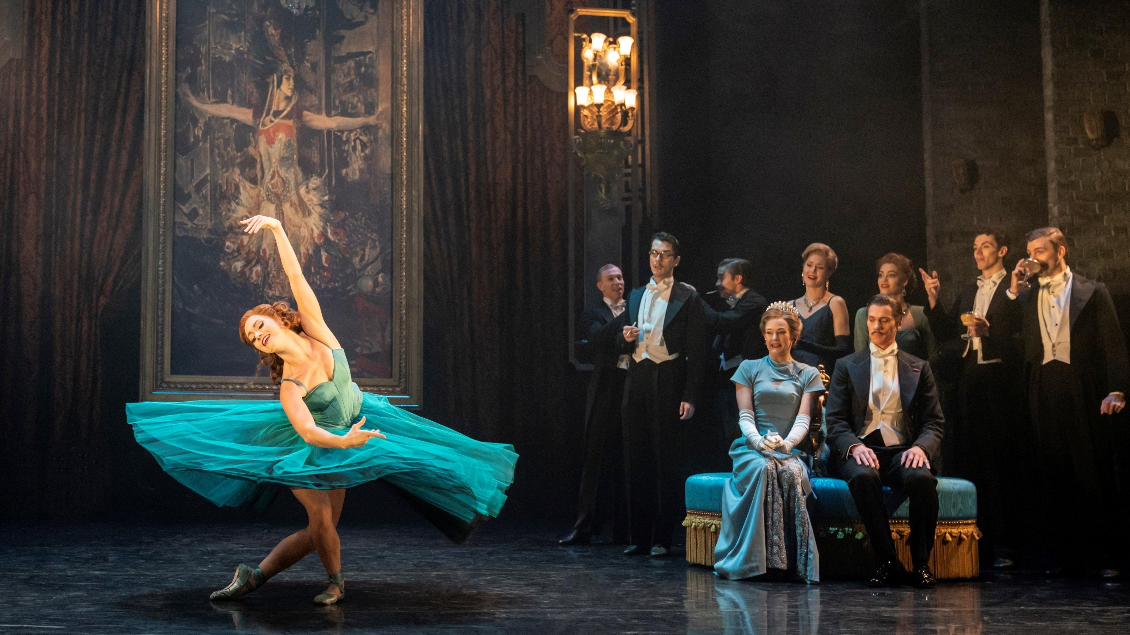 Matthew Bourne's The Red Shoes 2020 movie scene