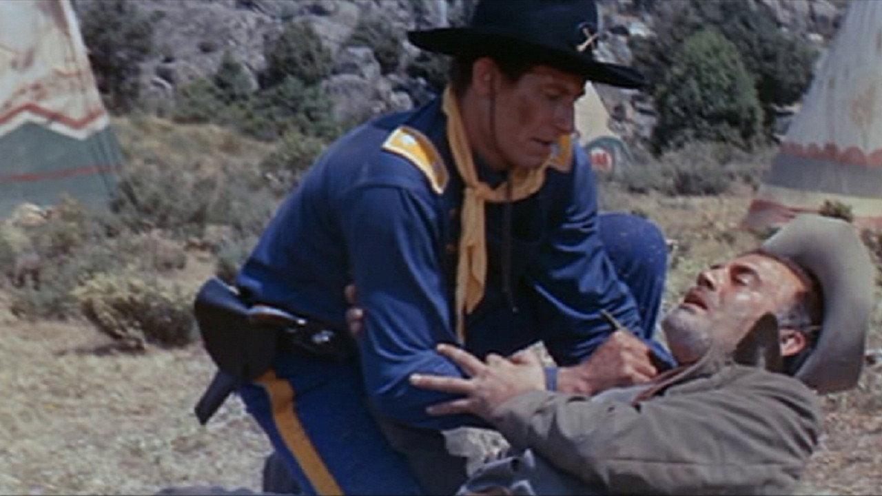 Assault on Fort Texan 1965 movie scene
