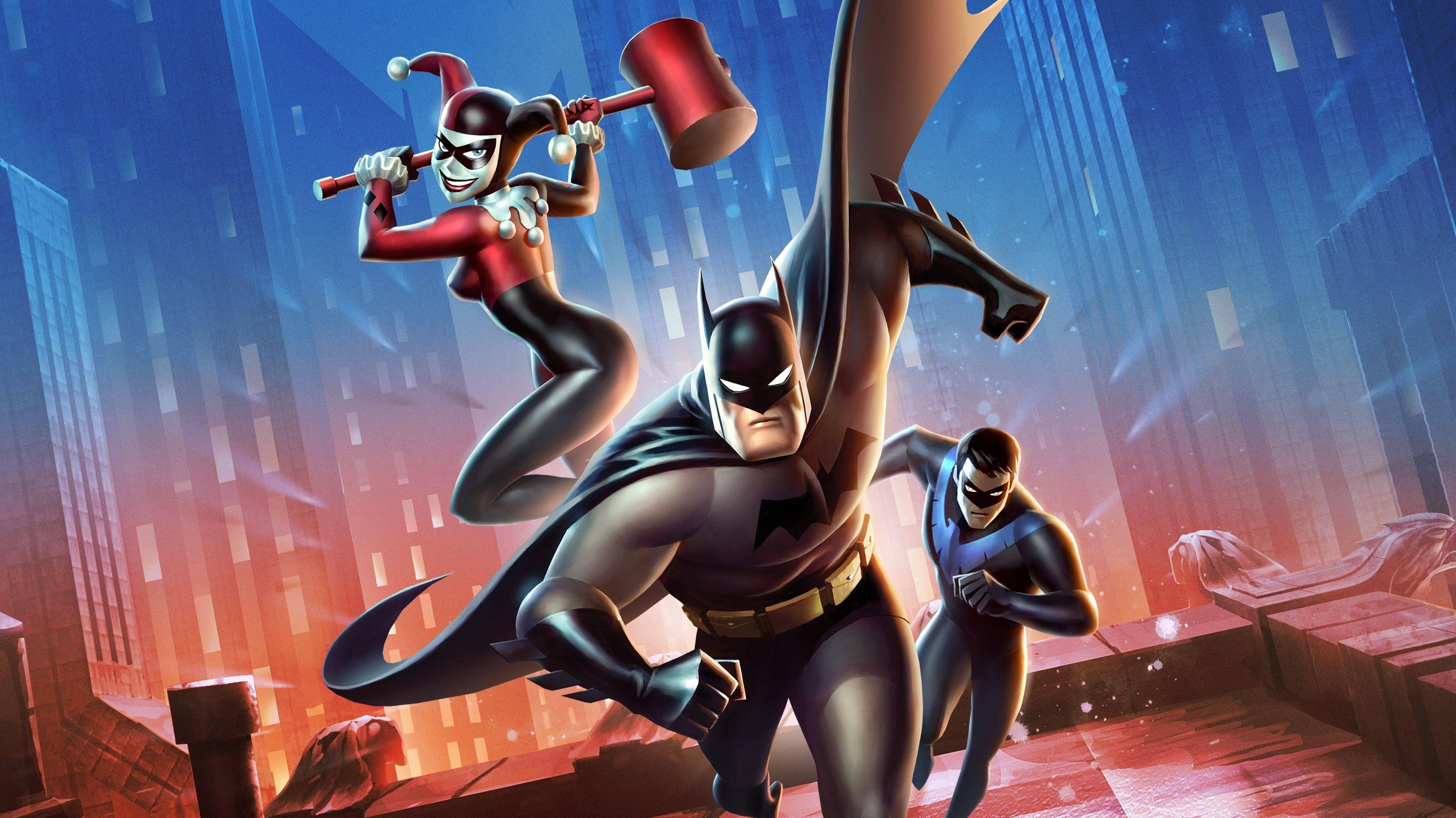 Batman and Harley Quinn 2017 movie scene