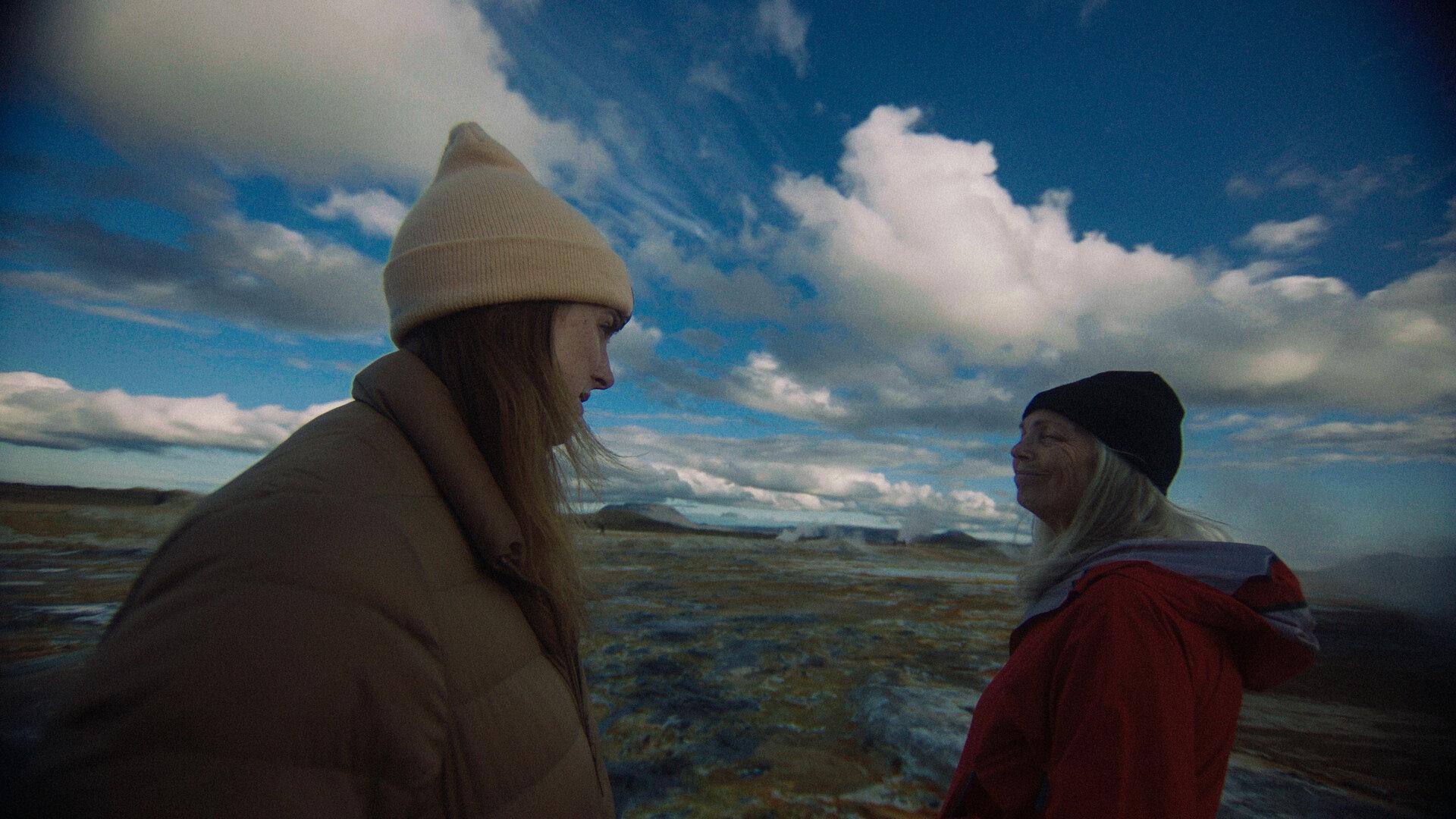 Claire Facing North 2024 movie scene