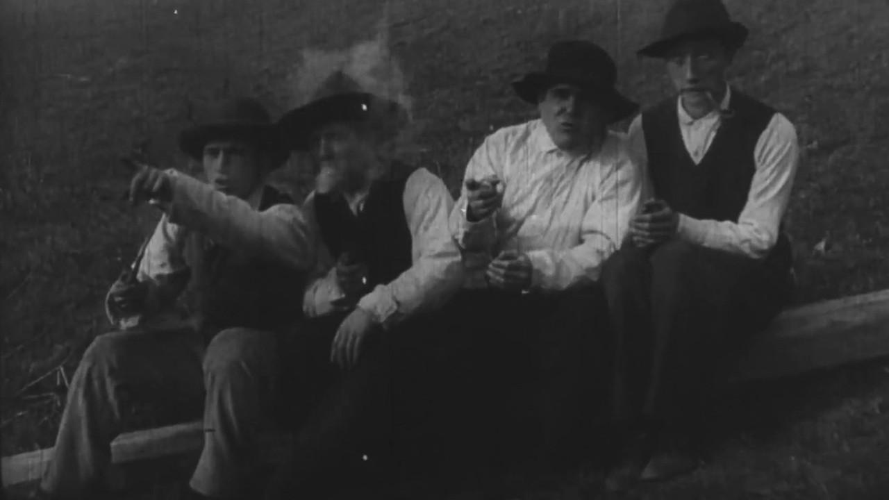 Cretinetti cerca un duello 1909 movie scene