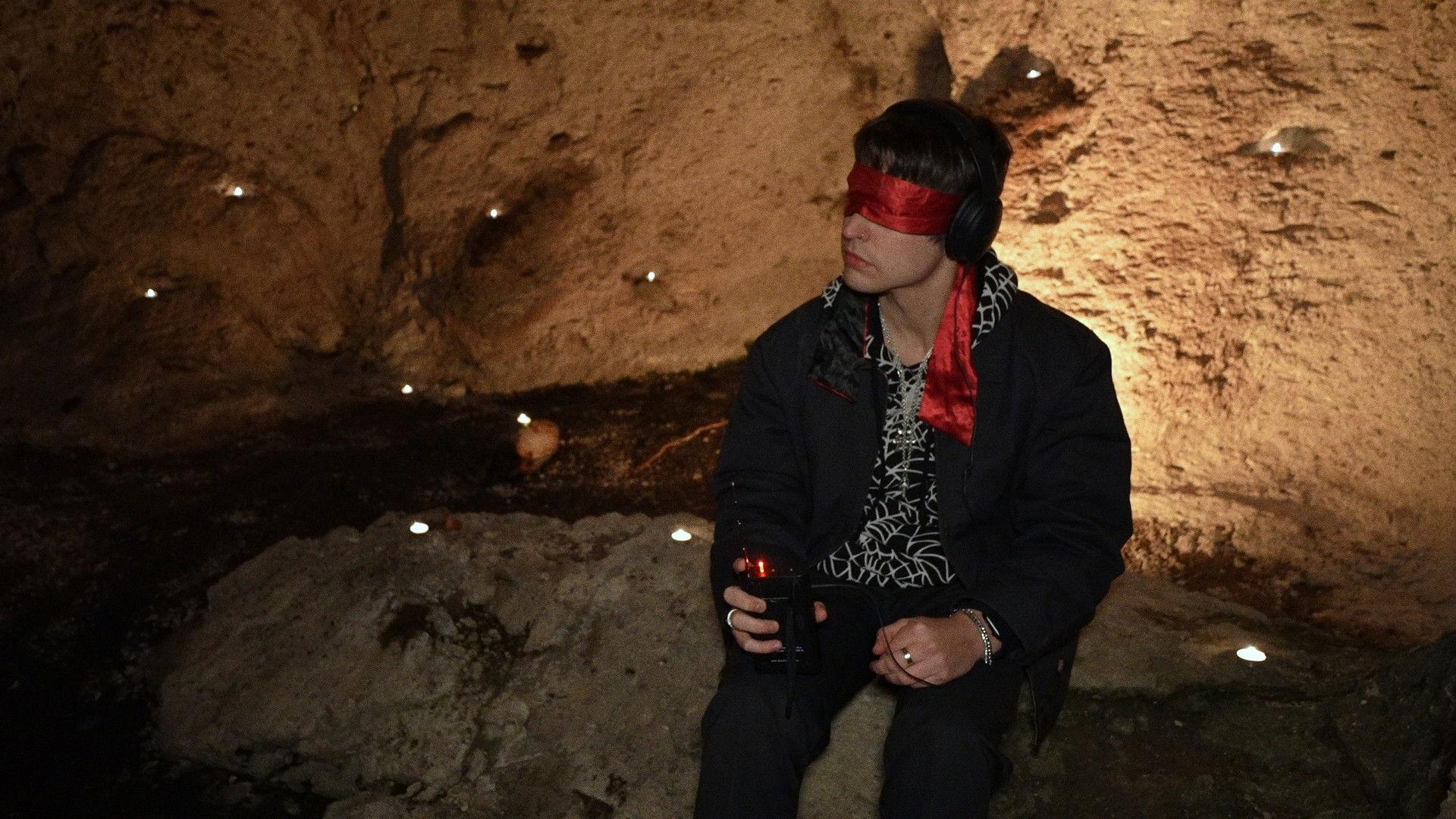 Sam and Colby: The Legends of the Paranormal 2024 movie scene