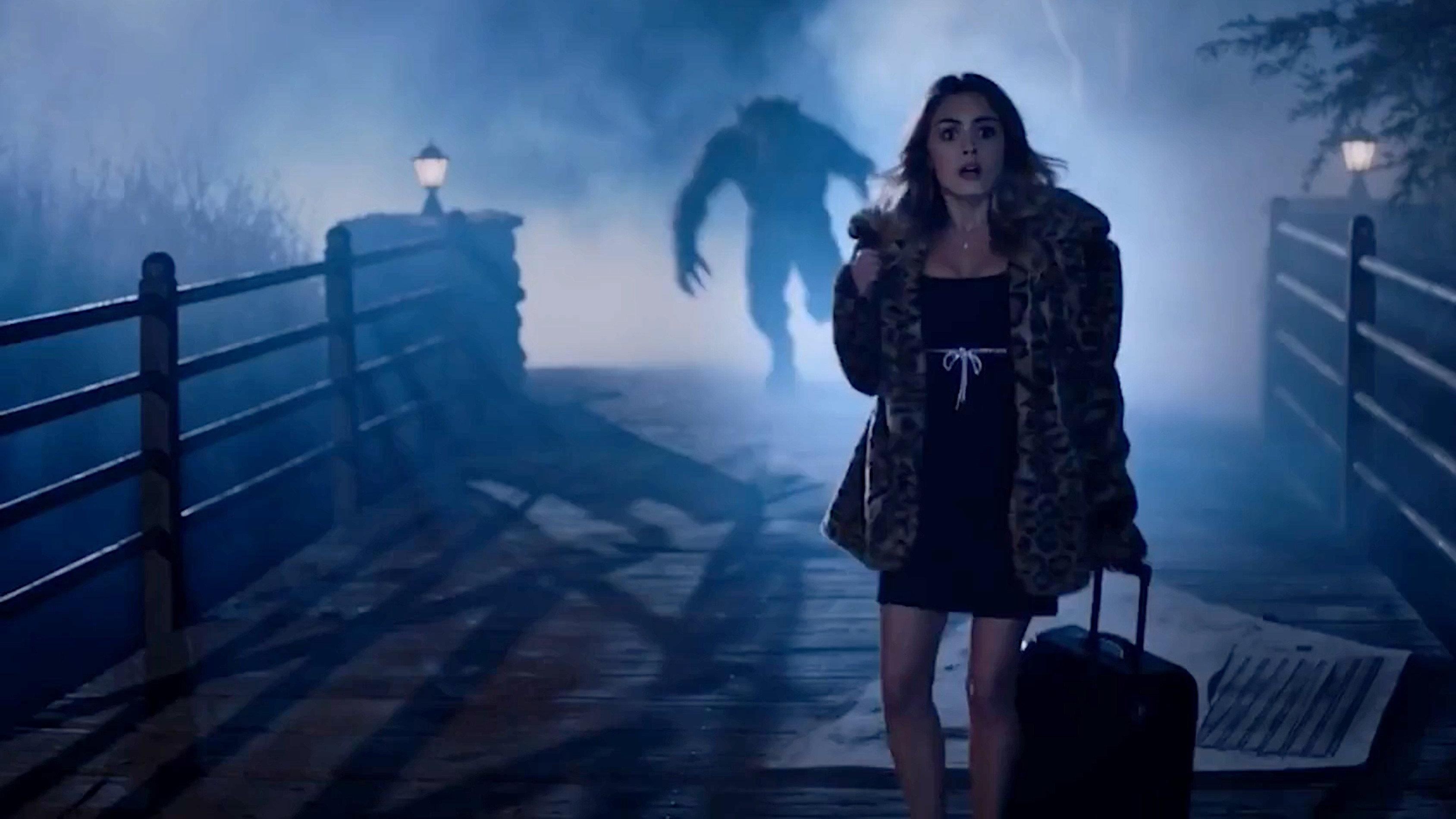 Models vs. Werewolves 2026 movie scene