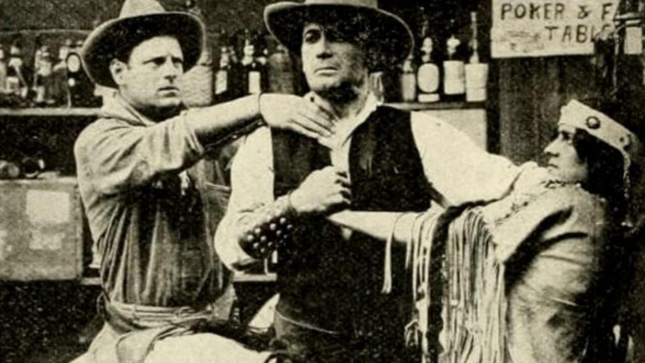 Broncho Billy and the Indian Maid 1912 movie scene