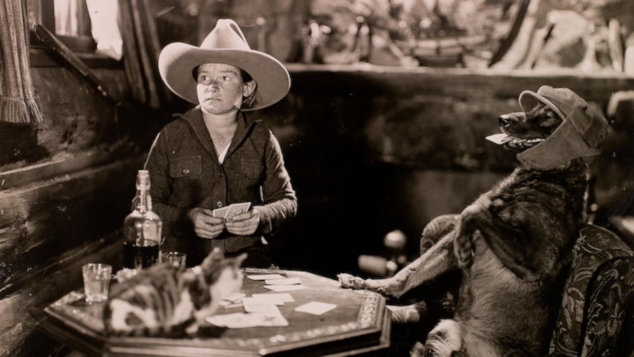 The Hound of Silver Creek 1928 movie scene