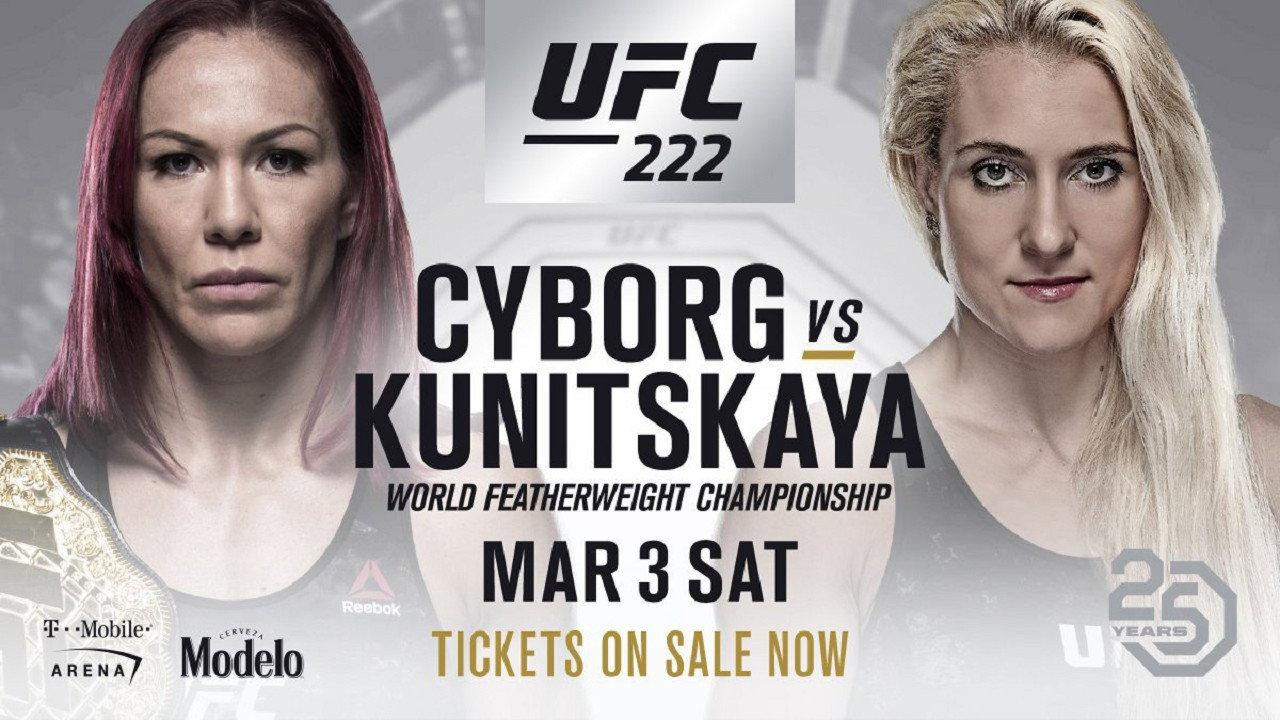 UFC 222: Cyborg vs. Kunitskaya 2018 movie scene