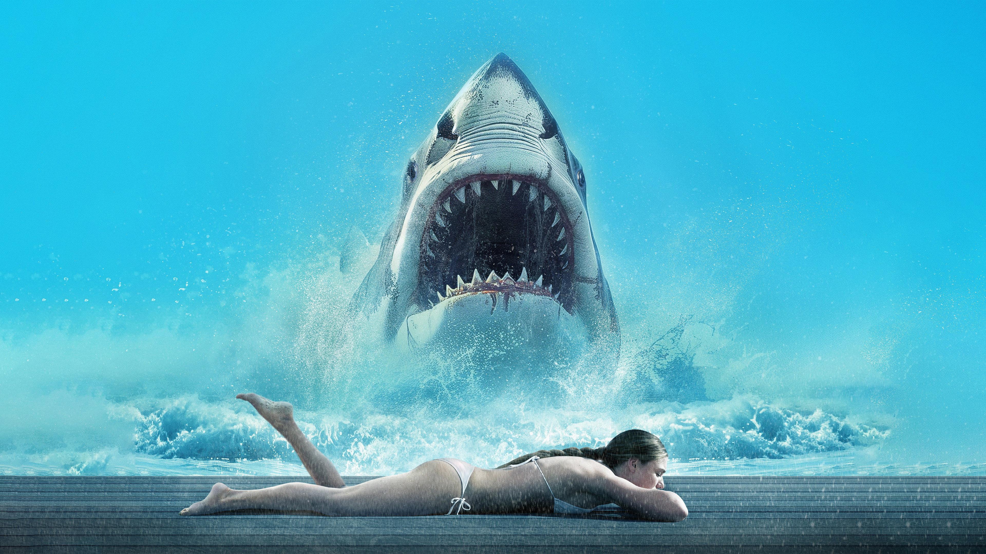 Shark Warning 2024 movie scene