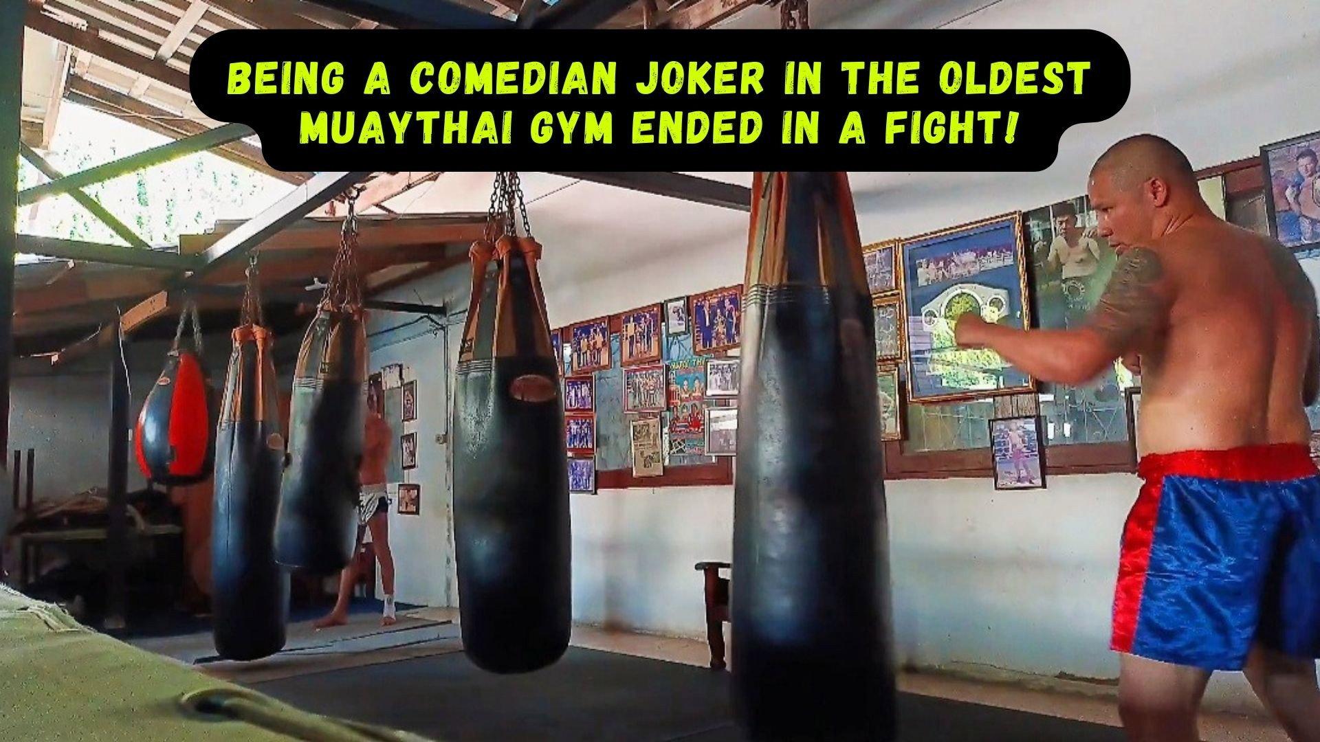Being a Comedian Joker in the Oldest Muaythai Gym ended in a Fight! 2024 movie scene