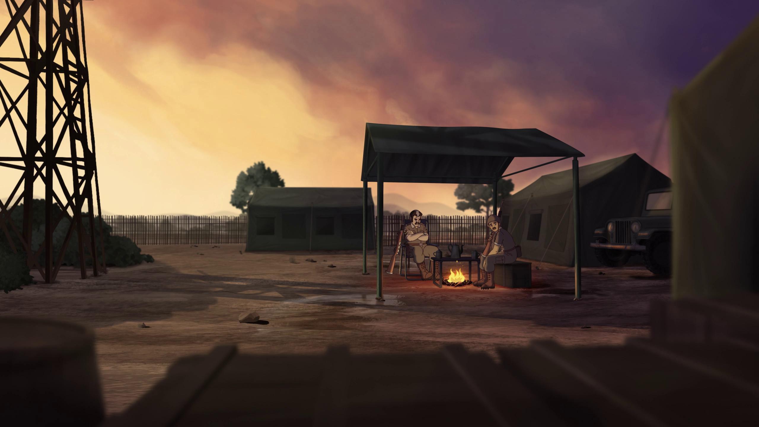 The Silent Route 2024 movie scene