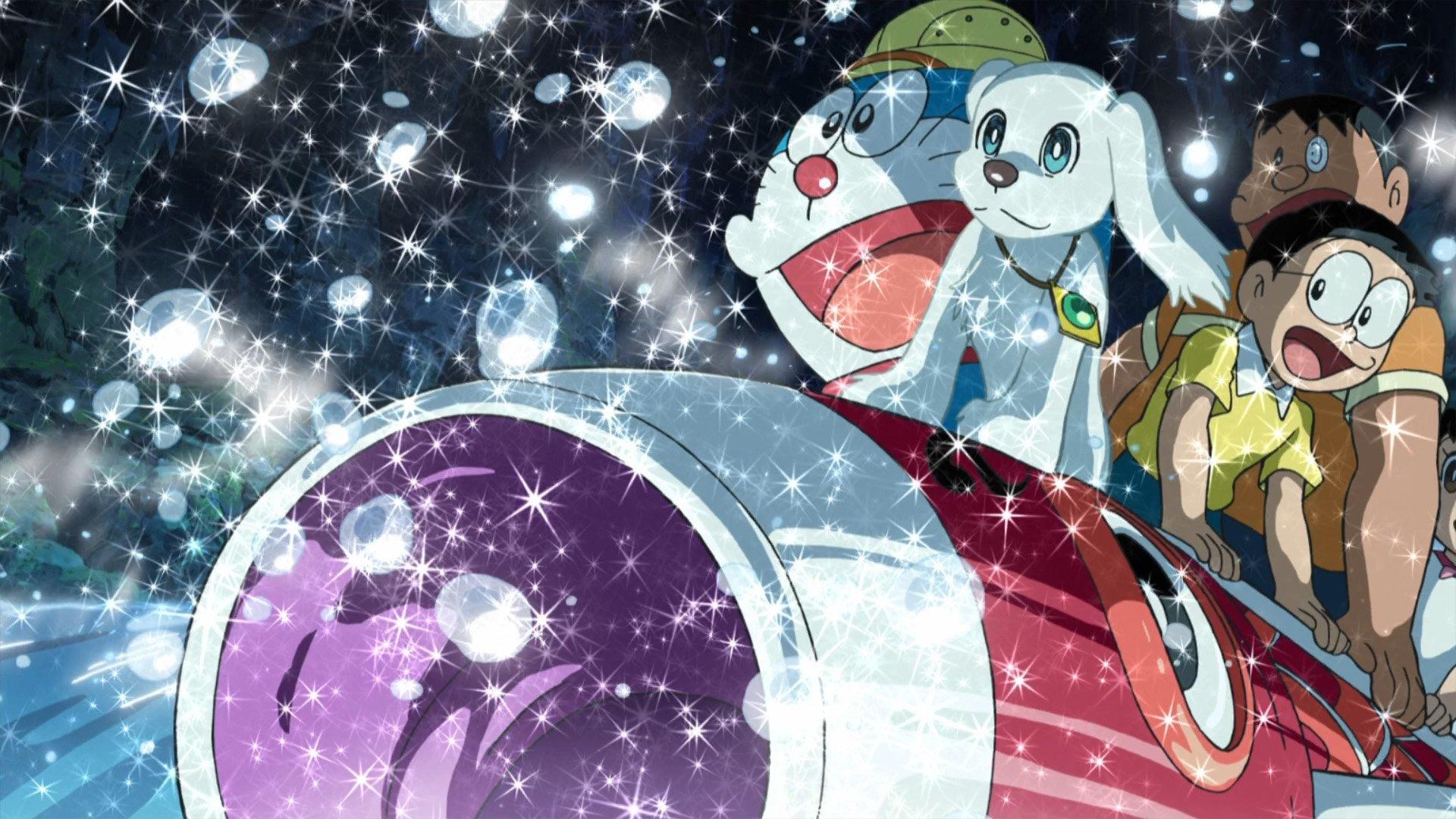 Doraemon: New Nobita's Great Demon - Peko and the Exploration Party of Five 2014 movie scene
