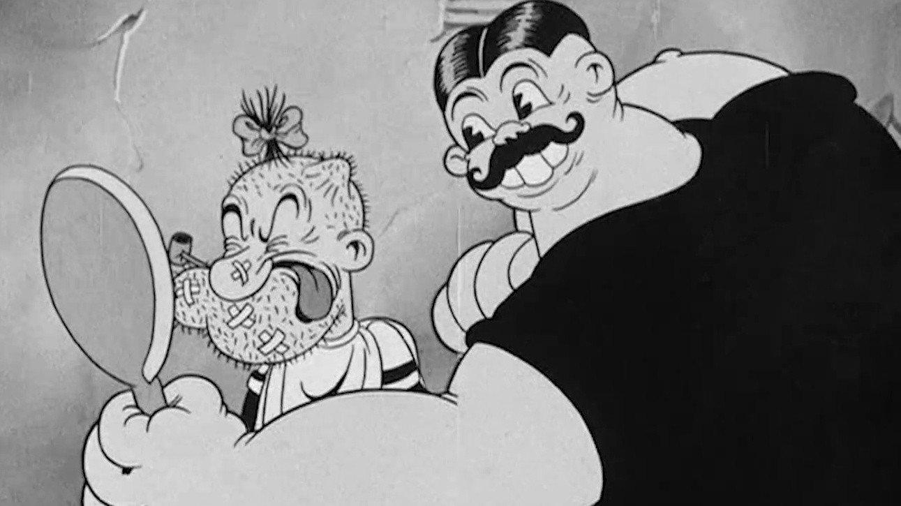 A Clean Shaven Man 1936 movie scene