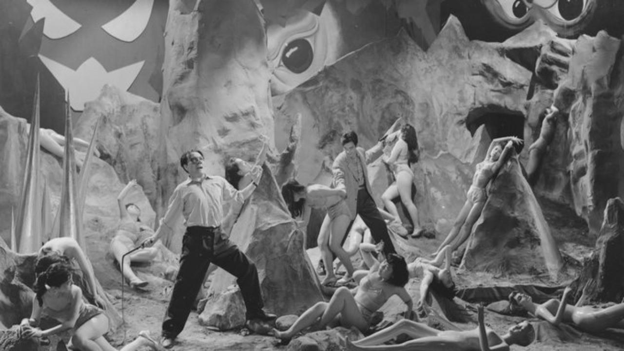 The Spider-Man 1958 movie scene
