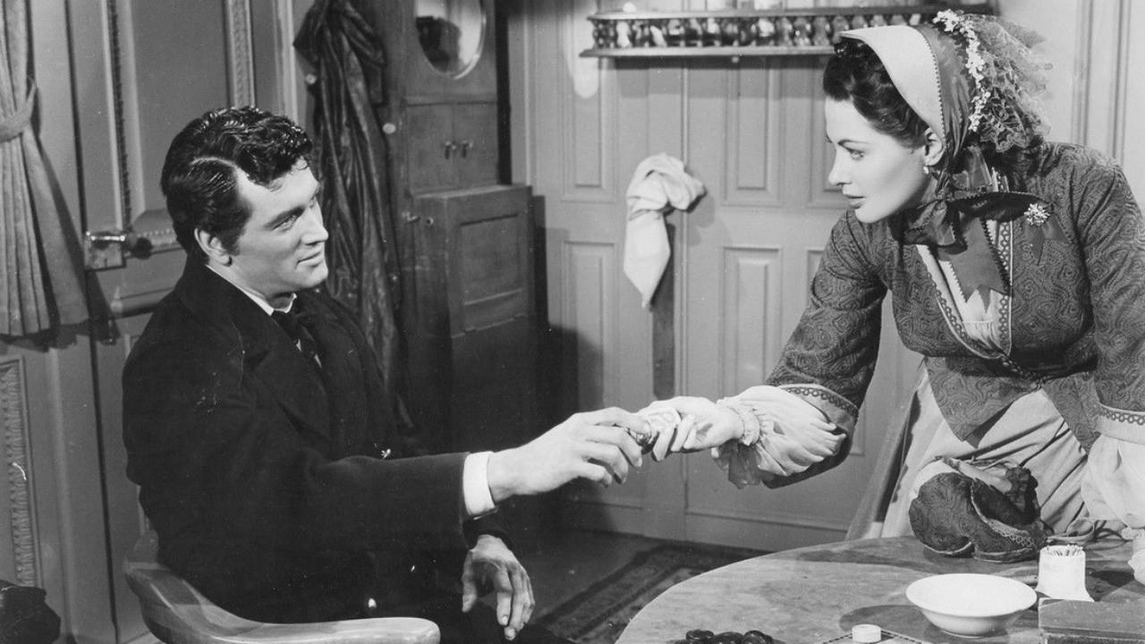Scarlet Angel 1952 movie scene