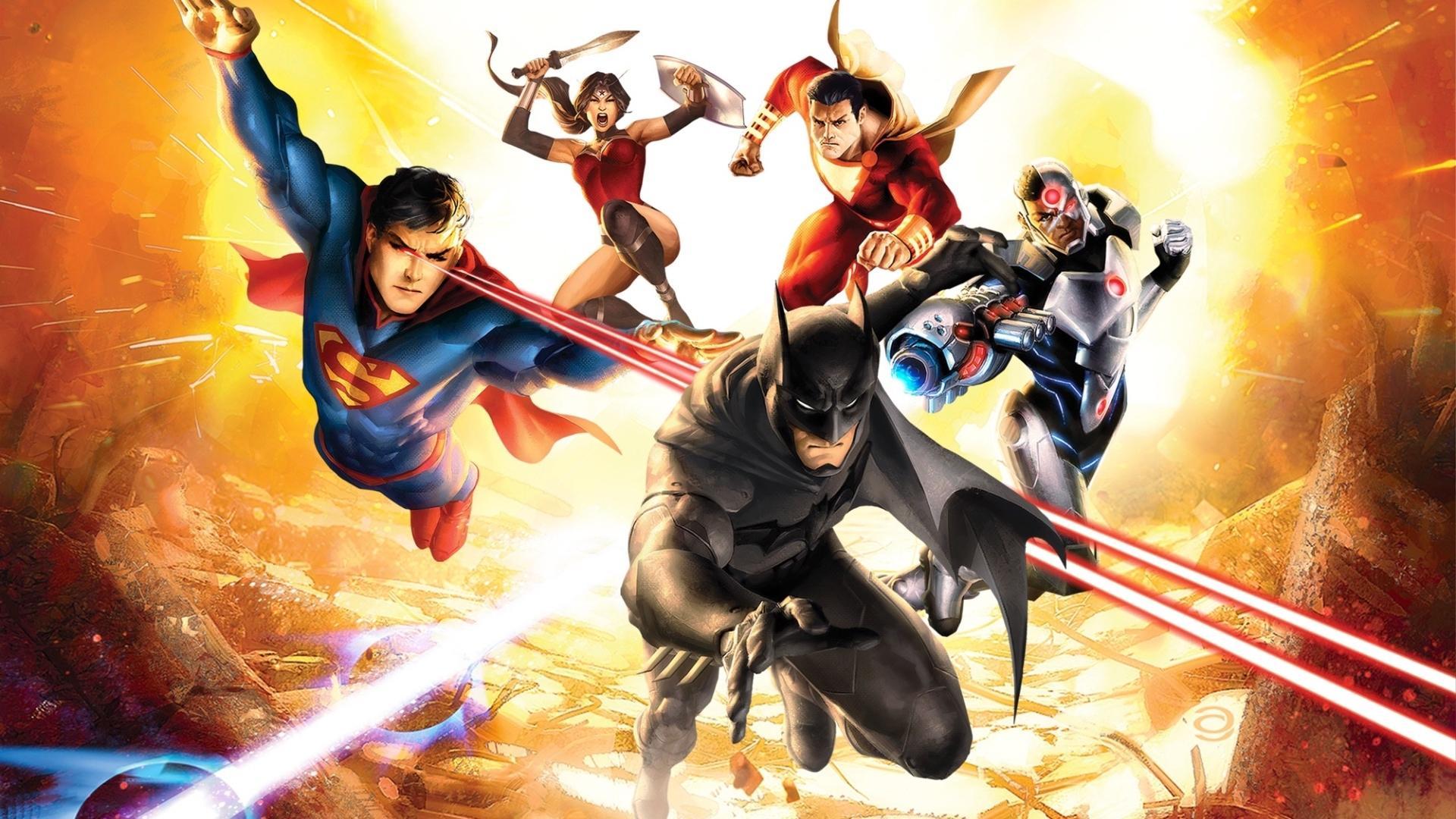 Justice League: War 2014 movie scene