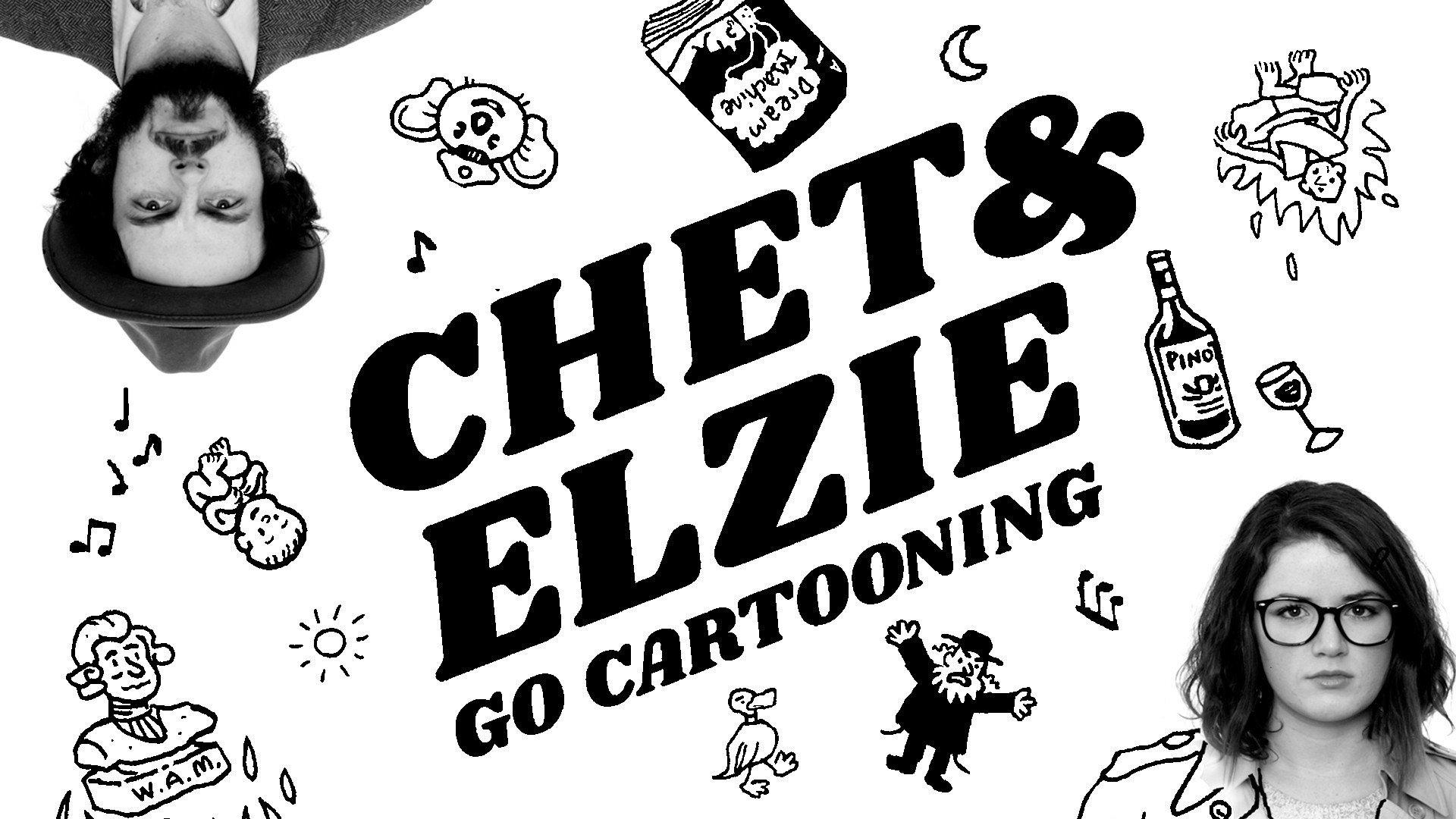 Chet and Elzie Go Cartooning 2017 movie scene