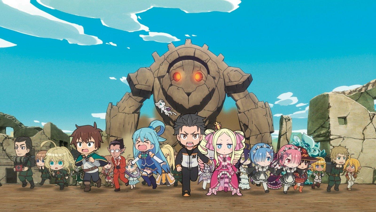 Isekai Quartet the Movie: Another World 2022 movie scene